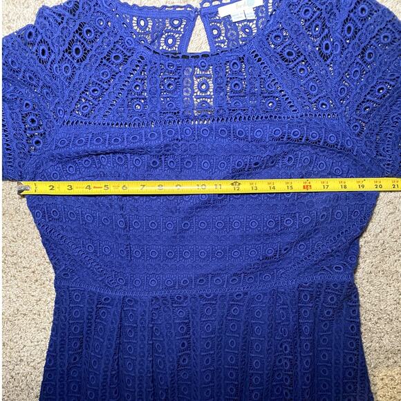 Boden Royal Blue Lace Dress - Women's Size 16 - Cotton - Picture 8 of 16